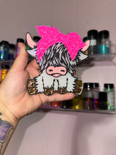 Load image into Gallery viewer, cow with bow
