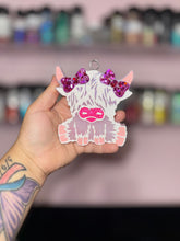 Load image into Gallery viewer, cow with double bow
