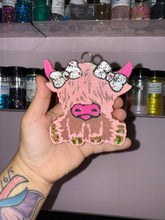 Load image into Gallery viewer, cow with double bow
