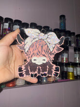 Load image into Gallery viewer, cow with bow
